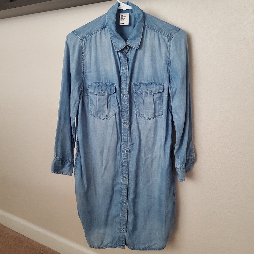 Denim Shirt Dress